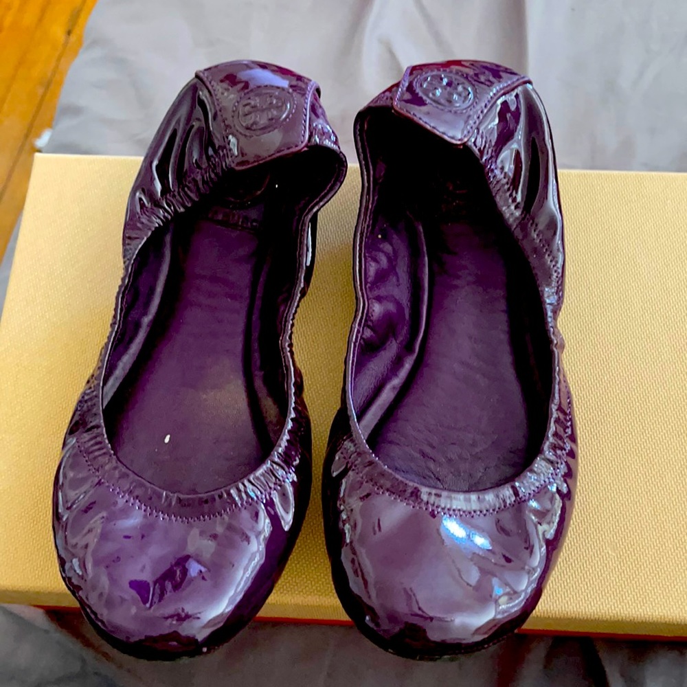 Tory Burch purple flats!!!